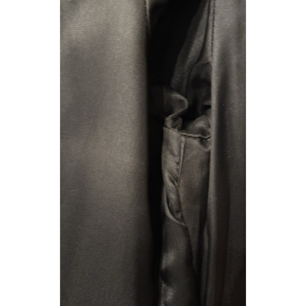Vintage Bill Blass Evening Dress Sz 6 Black Velvet Metallic Striped Taffeta 80s - Picture 5 of 10